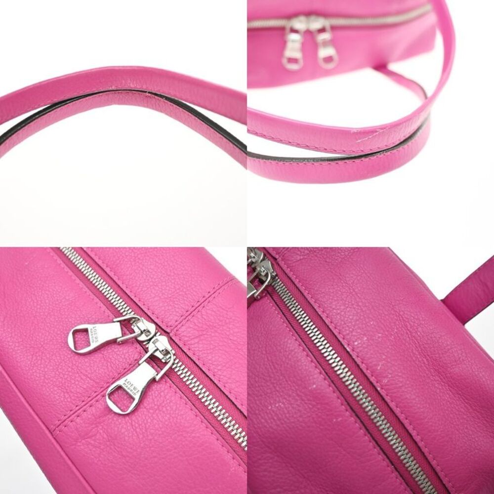 Loewe Heritage Boston Leather Pink Leather Handbag - Picture 11 of 14